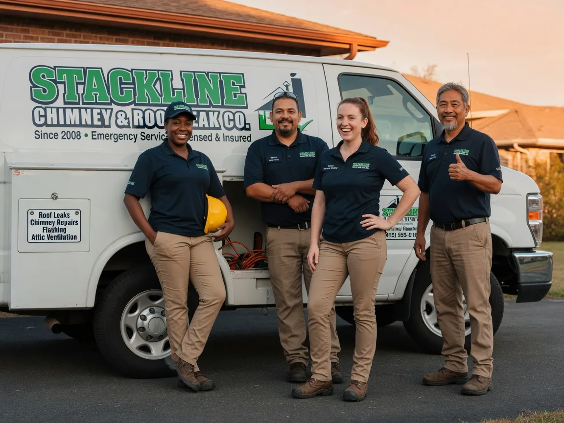Chimney flashing repair company in Kenton, OK